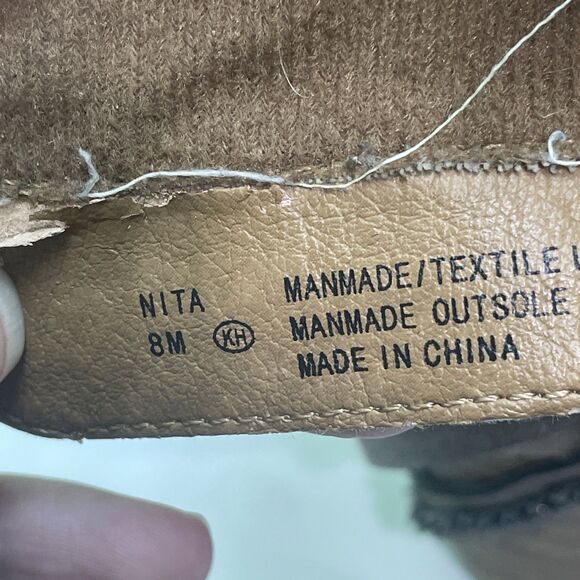 Jelly Pop Nita Sand Distress Boots Sz 8 - Picture 3 of 4